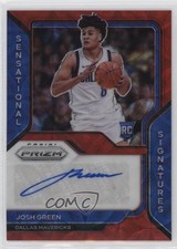 2020-21 Panini Prizm Sensational Signatures Choice Josh Green #SS-JGR Auto t1s