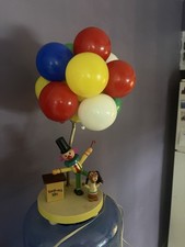 Vintage 1970s Kids Lamp Night Light Balloon Vendor Classic Retro Decor Nursery