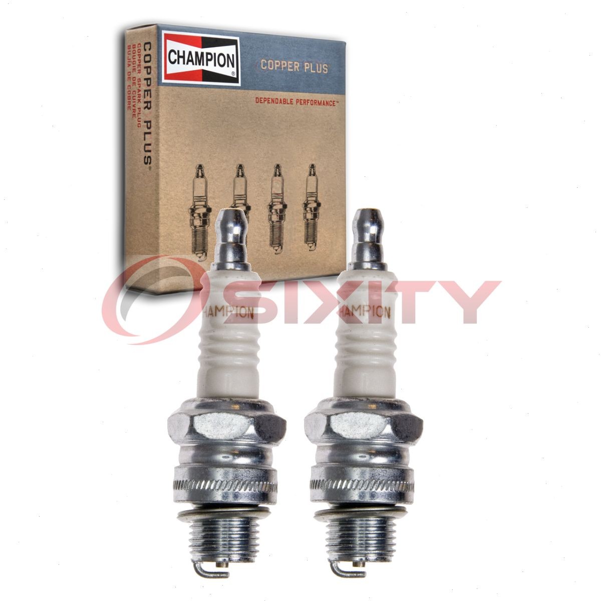 2 pc Champion Copper Plus 512 Spark Plugs for H12 AL11 96461 4316 3212 216 ui