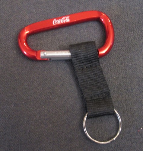 Coca-Cola Carabiner Keychain Red