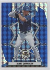 2022 Panini Mosaic Blue Mosaic Prizm 18/99 Matt Chapman #38 0u72