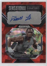 2023 Prizm Draft Picks Sensational Signatures Red Ice Darrell Luter Jr Auto