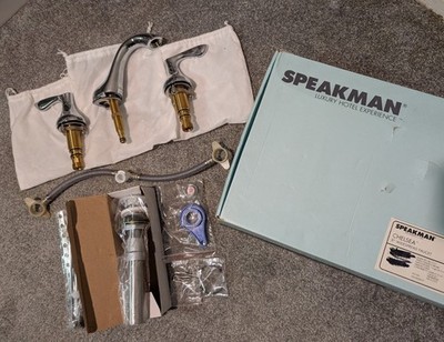 Speakman Chelsea Widespread Faucet Polished Chrome Model SB-1721-E New in Box