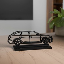 Audi A6 Avant Modell 3D Dekoration -  Geschenk für Autoliebhaber