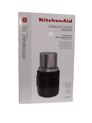 KitchenAid Cordless Coffee Grinder - Black Matte - Battery Operated -Tool Only
