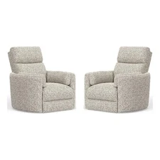 Parker Living Radius - Tatum River Rock Power Swivel Glider Recliner Two Pack