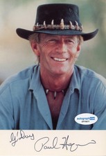 Paul Hogan "Crocodile Dundee" AUTOGRAPH Signed Autographed 4.75x7 Photo ACOA