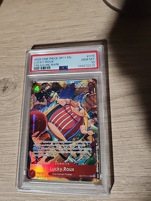 Lucky.Roux (TR) OP09-015 A Fist of Divine Speed Foil for sale