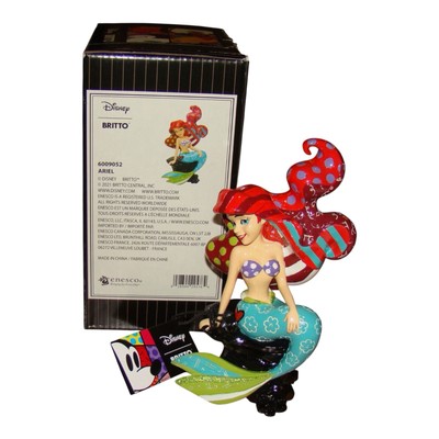 Disney by Britto Ariel on Rock The Little Mermaid Figurine Enesco 6009052