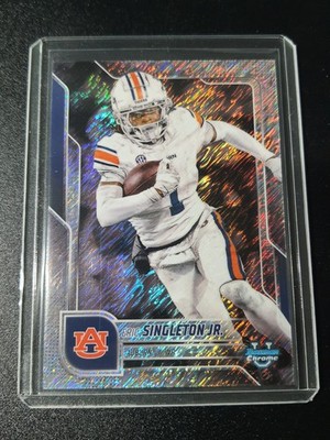 Eric Singleton Jr. - Bowman University 2025 - Auburn Tigers - Shimmer Refractor 