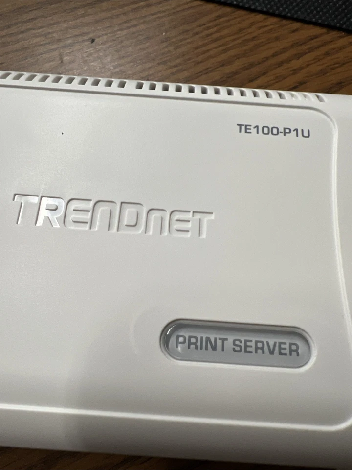 TRENDNET Print Server 1 Port Model TE100-P1U/A UNIT ONLY No Cords - Image 4 of 4