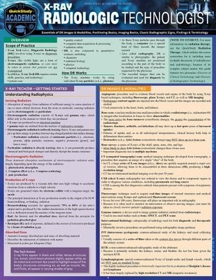 X-Ray Tech (Quick Study Academic), Michael E Kasper