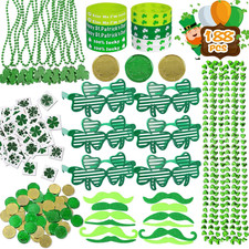 Max Fun 188Pcs St Patricks Day Accessories Party Favors Set, Saint Patricks Day