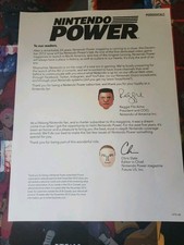 Nintendo Power Magazine Subscriber Only Goodbye Letter