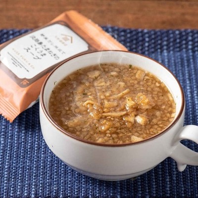 Kuze Fuku gefriergetrocknete Suppe Zwiebelbrühe Soja zubereitet...