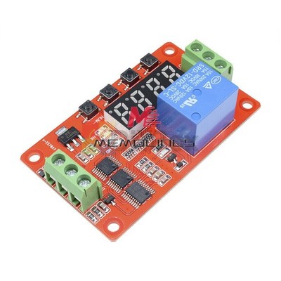DC 12V PLC Relay Multifunction Self-lock Cycle Timer Module Delay Time Switch N 