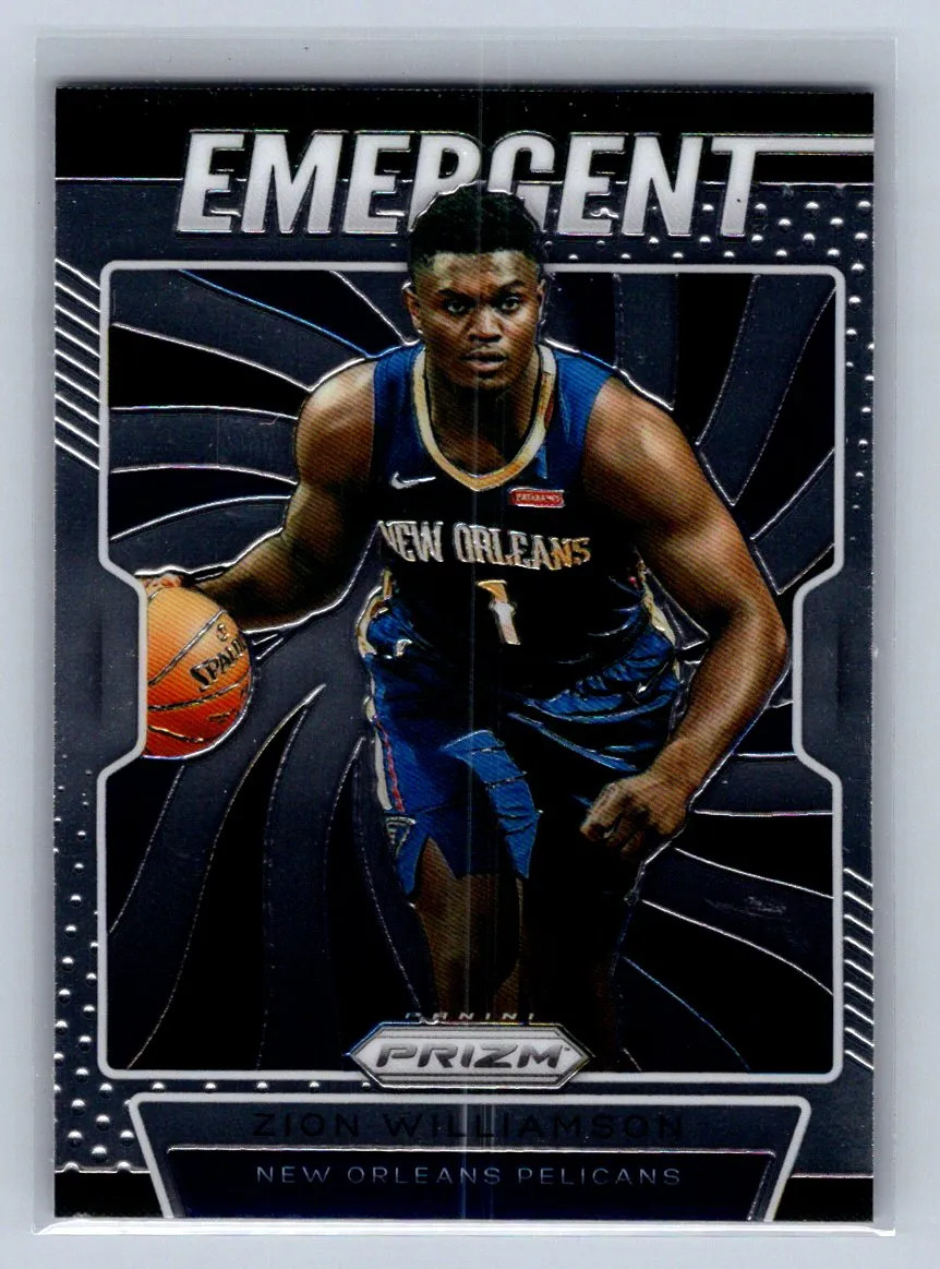 2019-20 Panini Prizm Emergent Zion Williamson #7