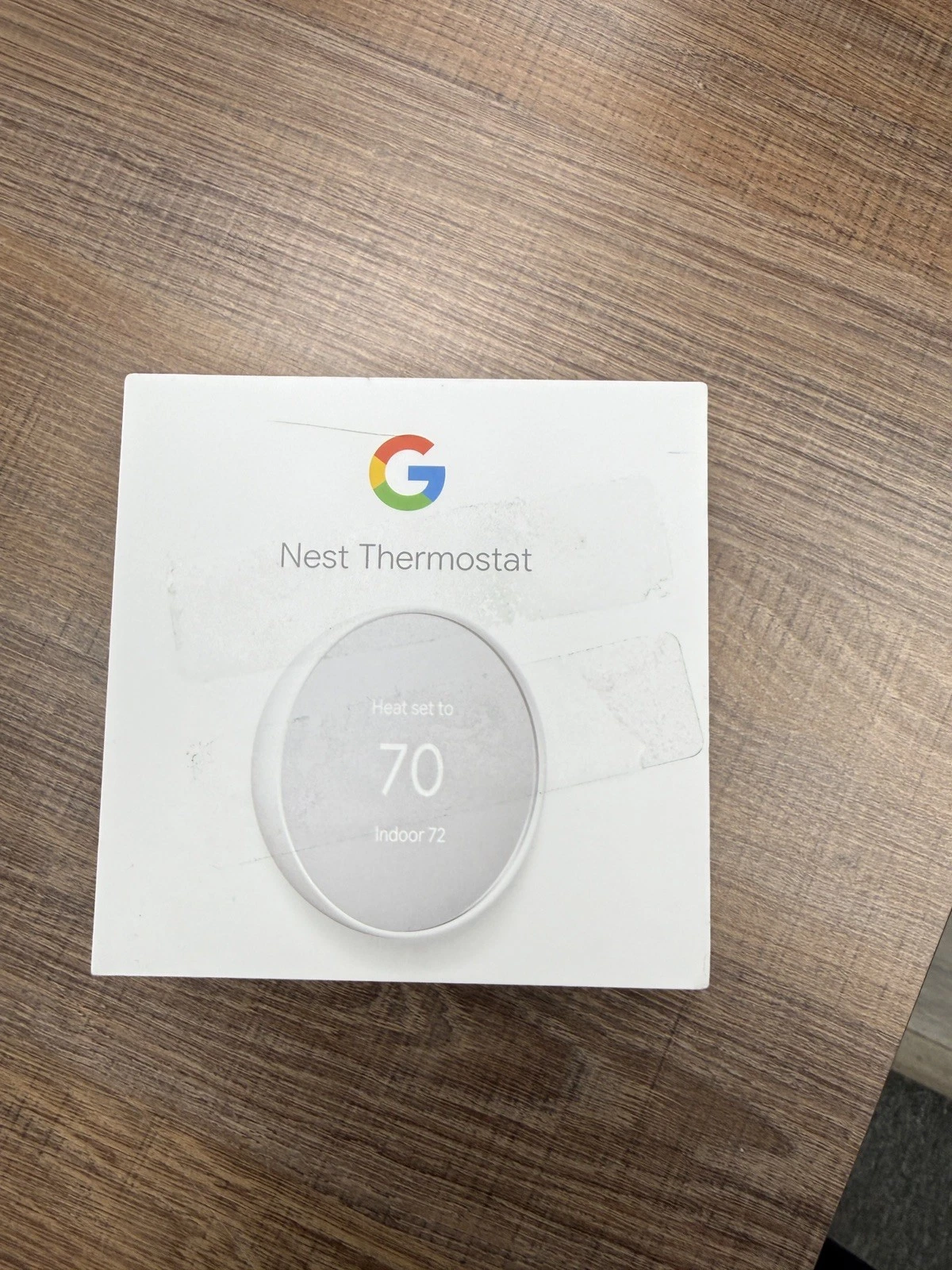 Google Nest Smart Thermostat 4th Gen, Snow