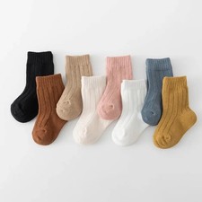 Bellbell Kids Boys Middle Tube Socks Cotton Candy Color Infant Boys Socks Toddle