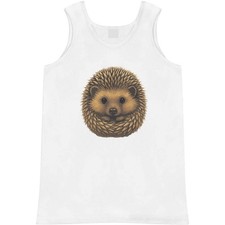 'Cute Curled-Up Hedgehog With Spikes' Adult Vest / Tank Top AV056743