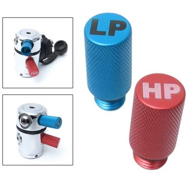 LP / HP Thumb Screw Scuba Dive 1st Stage Regulator Port Plug Aluminum 3/8'' 7/16''