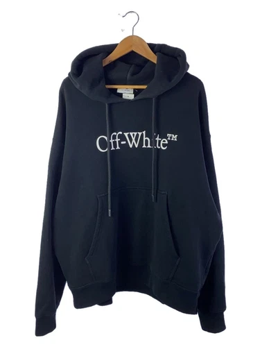 OFF WHITE Felpa con cappuccio OFFWHITE nera XL usata