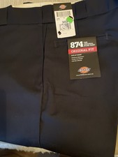 Brand New with tags Dickies 874 Original Fit Work Pants Blue 34 X 28