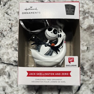 Hallmark 2022 Nightmare Before Christmas: Jack Skellington and Zero Walgreen s