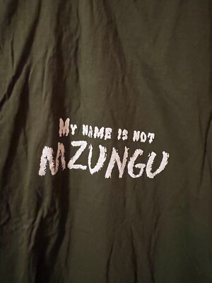 NEW With out tags - UGANDA T-shirt - My name is not MZUNGU - XXL - Brand: CHEDS