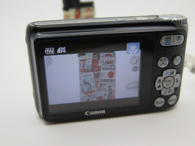 Canon Powershot A3150 IS Digital Camera 12.1MP Black Working Canon Powershot A3150 IS Digital Camera 12.1MP Black Working