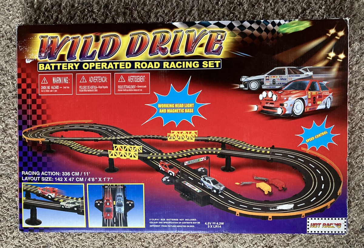 Golden Bright Wild Drive Battery Operated Road Racing Set 63332 | eBay