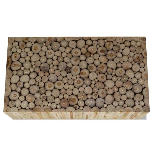 Coffee Table Genuine Teak 90x50x30 cm vidaXL - Picture 3 of 7