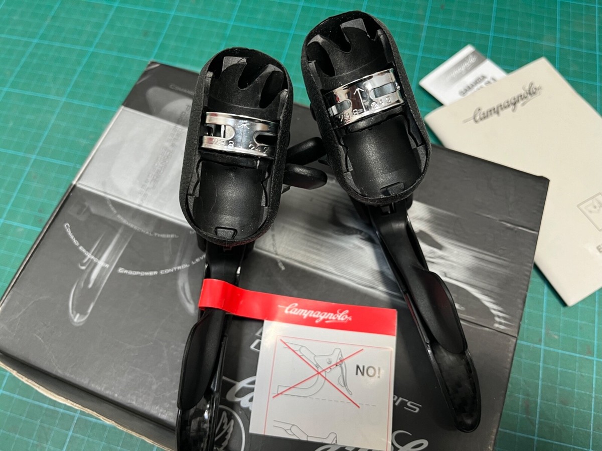 Levier + Dérailleur Campagnolo Record Carbon Ultra QS 10 Vitesses - Neuf Boîte D'origine