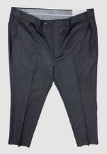 Michael Kors Men's Black Wool Stretch Suit Pants Size 38W 32L
