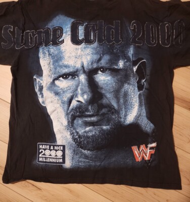 Stone Cold 2000 WWF Have a Nice Millennium t-shirt Steve Austin