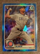 2020 Bowman Chrome Adbert Alzolay Chicago Cubs True Blue Rookie Ref 15/150 💎