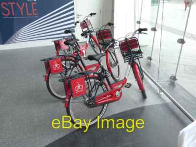 Photo 6x4 Hire bikes at Dundee Station Newport-on-Tay Bike and Go public  c2018