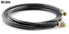 6ft. Premium RG6 F-Type Quad-Shield Coaxial CL2 Audio/Video Cable - R6-Q06