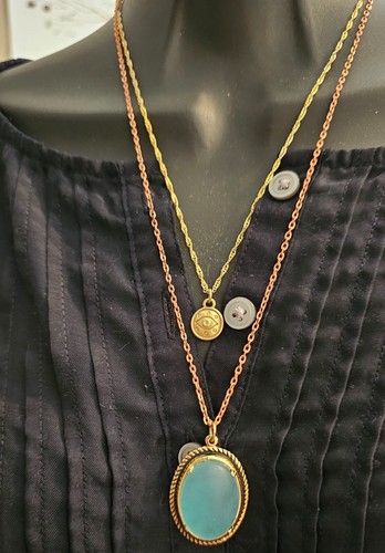 Hecho a mano único declaración capas collar camafeo colgante joyería resina aleación - Imagen 75 de 95
