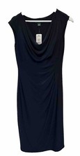 Ralph Lauren Navy Blue Sheath Dress Cocktail Career Special Occasion NEW 6