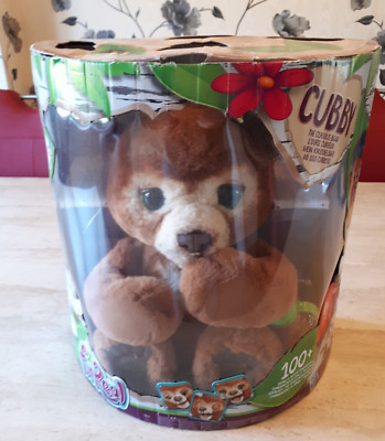 VERPACKT Furreal Friends Cubby der neugierige Bär interaktives Plüschtier & Honigtopf