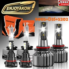 For Chevrolet Suburban 2019-2020 6x LED Headlight High Low Beam + Fog Light Bulb