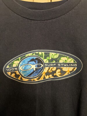 Vtg 90-00s Ocean Pacific OP T-Shirt L/S Surf Surfer Surfboards 