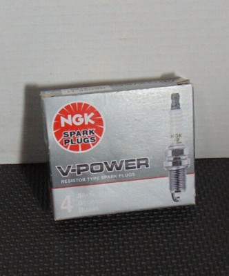 4 X NGK V-Power Resistor OEM Power Performance Spark Plugs BKR6E11 # 2756
