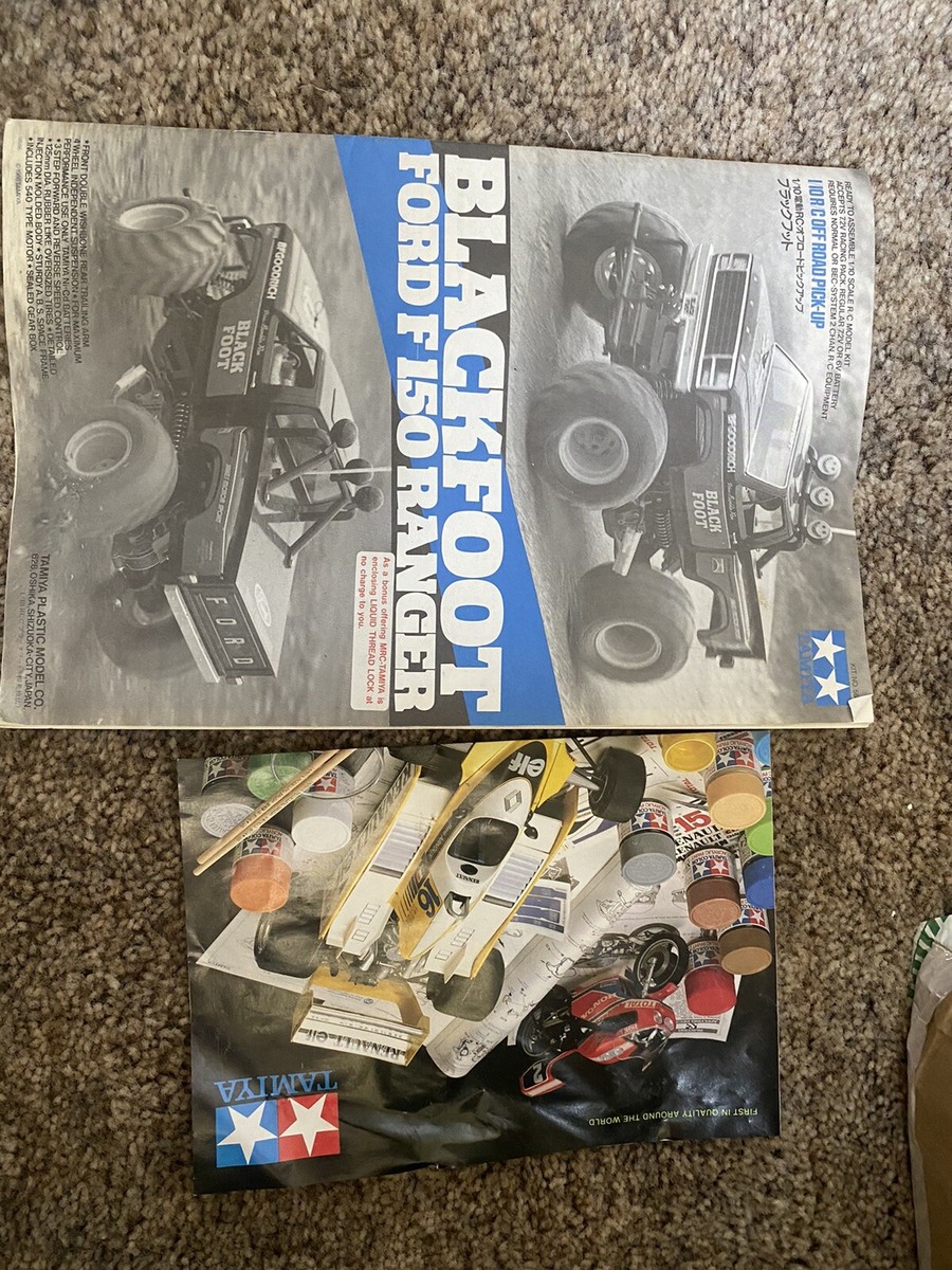 Vintage 1986 Tamiya Blackfoot Vintage RC Monster Truck Radio