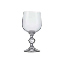 CRYSTALEX CLAUDIA Crystal Wine Glass, 7.75 oz, Set of 6