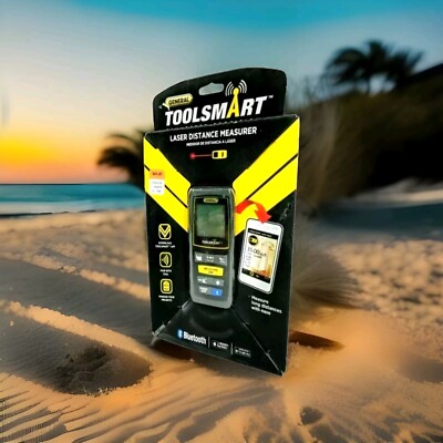 General Tools ToolSmart TS01 100 Foot Laser Distance Measure, Bluetooth, New