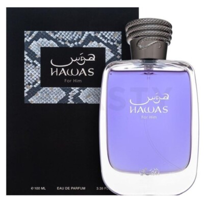 Rasasi Hawas for Him 100ml EDP Herren Parfum Frisch, Fruchtig, Langanhaltend NEU
