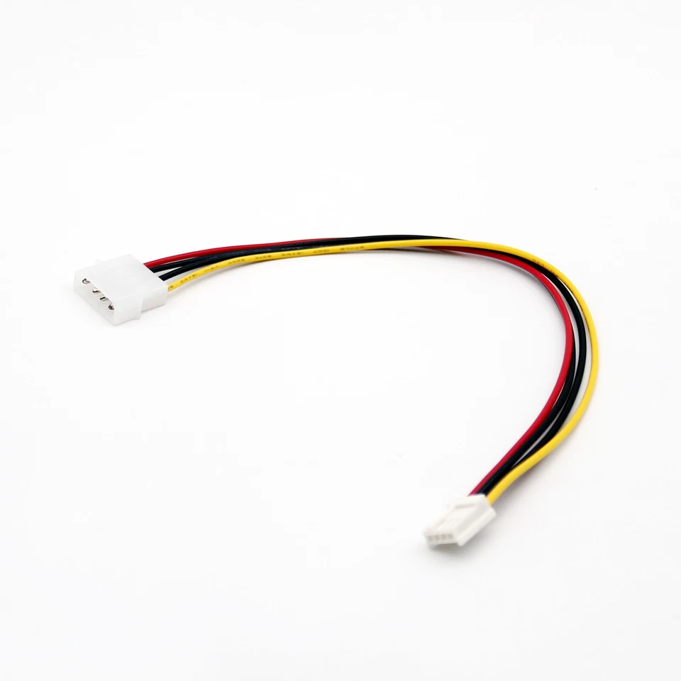 1pcs 4-Pin Male Molex to Floppy Drive 4-Pin Power Supply Adapter Cable 30cm 1ft - Image 3 of 4