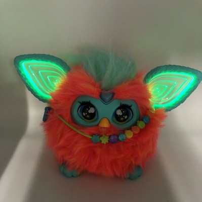 Furby Koralle, interaktives Plüschspielzeug, 5 Modi, über 600 Reaktionen